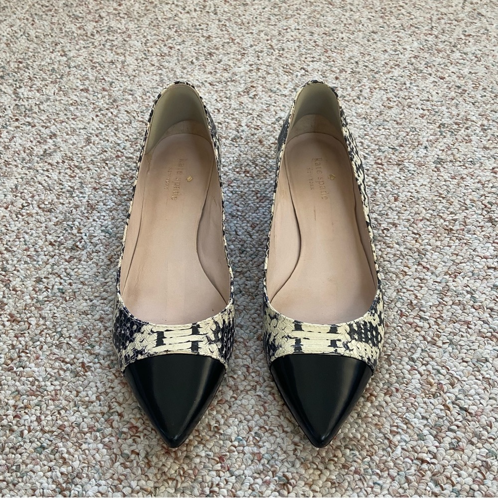 kate spade kitten heel shoes